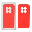 قاب سیلیکونی پاک کنی محافظ لنزدار اورجینال Xiaomi Redmi Note 15 Pro Plus - قرمز (پک اصلی)