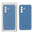قاب سیلیکونی پاک کنی محافظ لنزدار اورجینال Samsung Galaxy A57 - آبی تیره (پک اصلی)