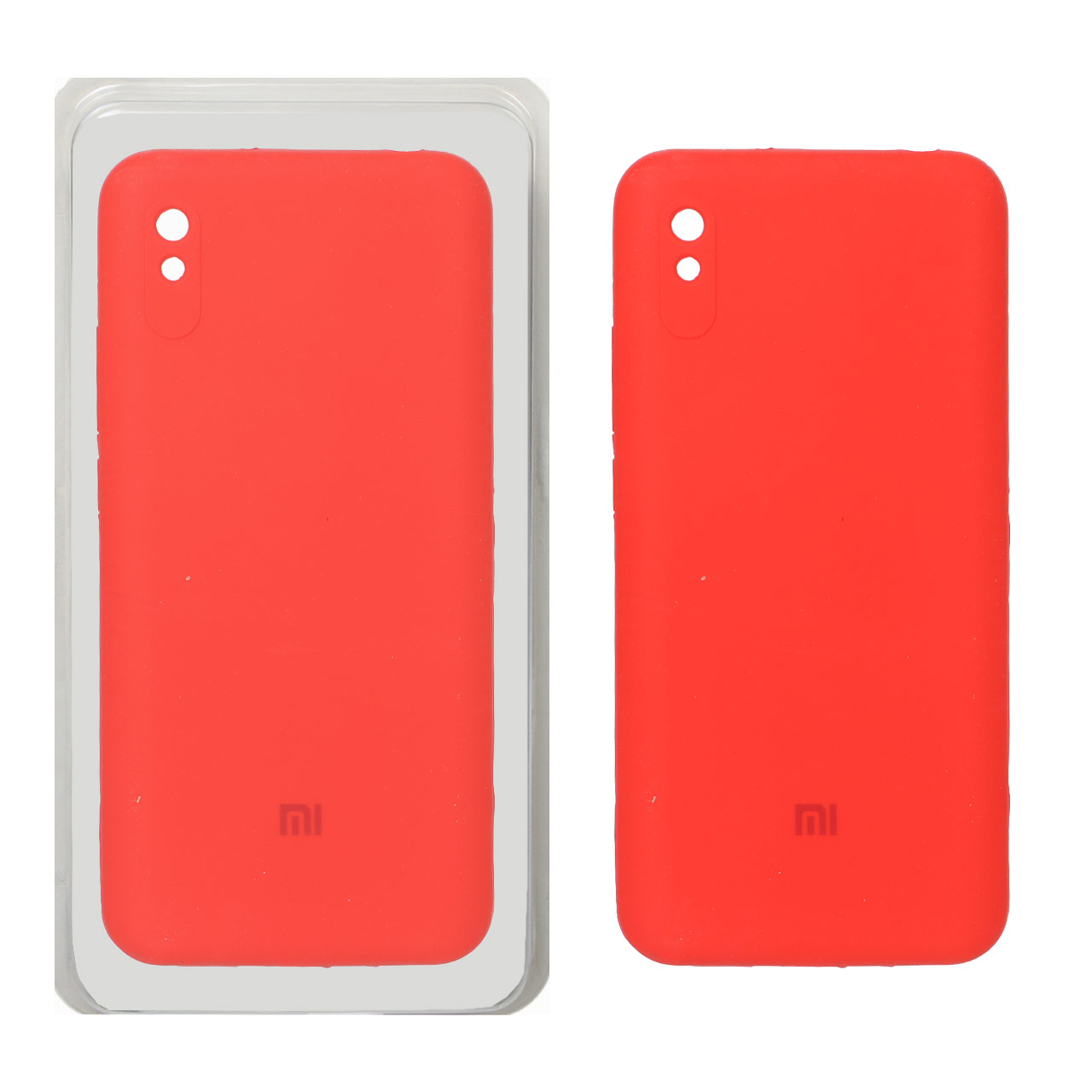 قاب سیلیکونی پاک کنی محافظ لنزدار اورجینال Xiaomi Redmi 9A / Redmi 9A Sport / Redmi 9AT - قرمز (پک اصلی)