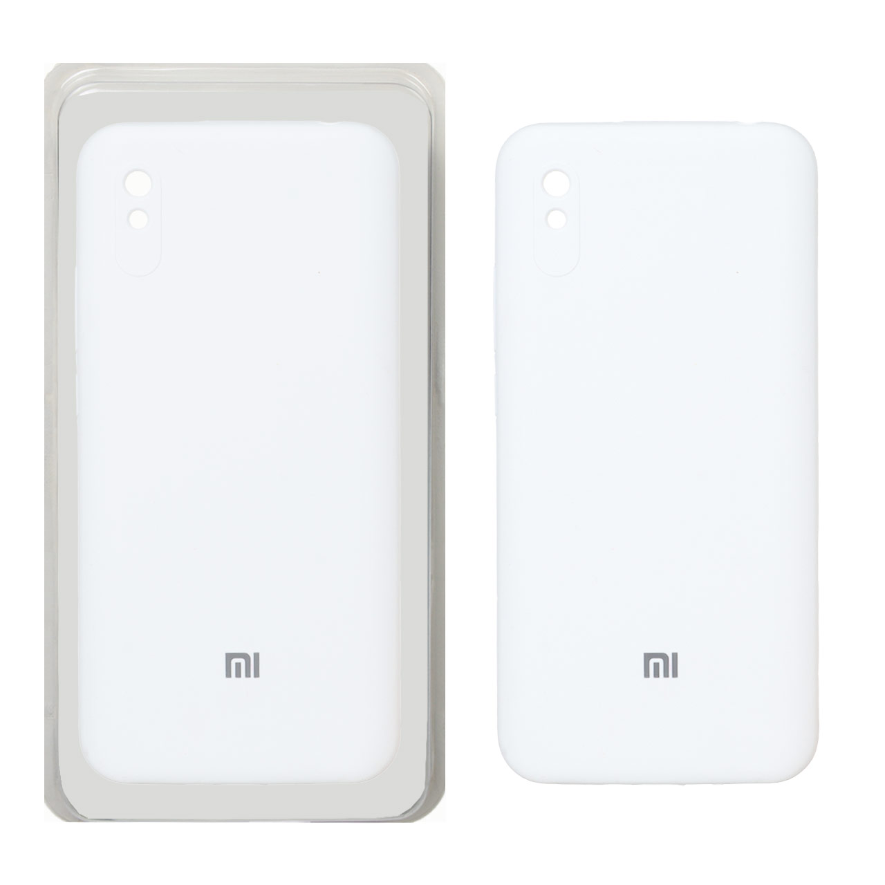 قاب سیلیکونی پاک کنی محافظ لنزدار اورجینال Xiaomi Redmi 9A / Redmi 9A Sport / Redmi 9AT - سفید (پک اصلی)