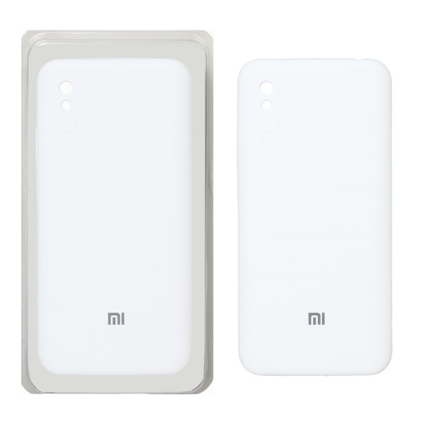 قاب سیلیکونی پاک کنی محافظ لنزدار اورجینال Xiaomi Redmi 9A / Redmi 9A Sport / Redmi 9AT - سفید (پک اصلی)