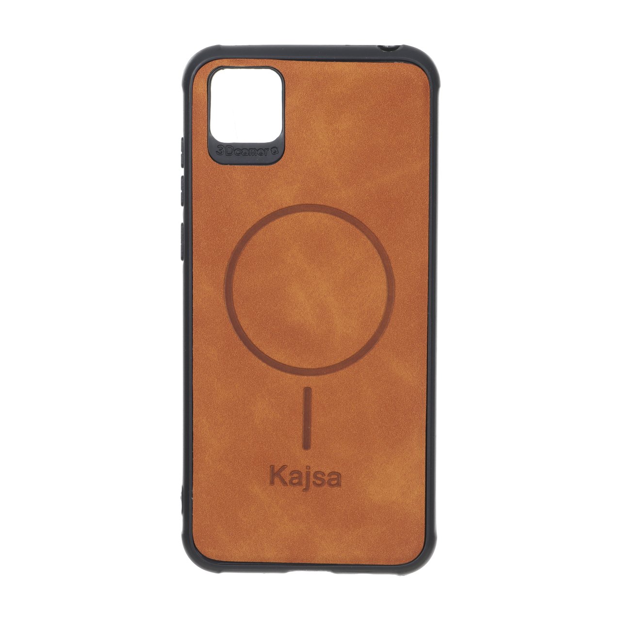 قاب جیر Kajsa طرح مگ سیف MNC مدل Huawei Y5p - قهوه ای روشن