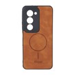 قاب جیر Kajsa طرح مگ سیف MNC مدل Xiaomi Redmi 15 4G - قهوه ای روشن