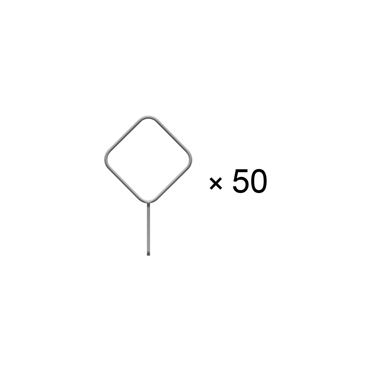 سوزن سیم کارت - نقره ای - ASP (بسته 50 عددی)