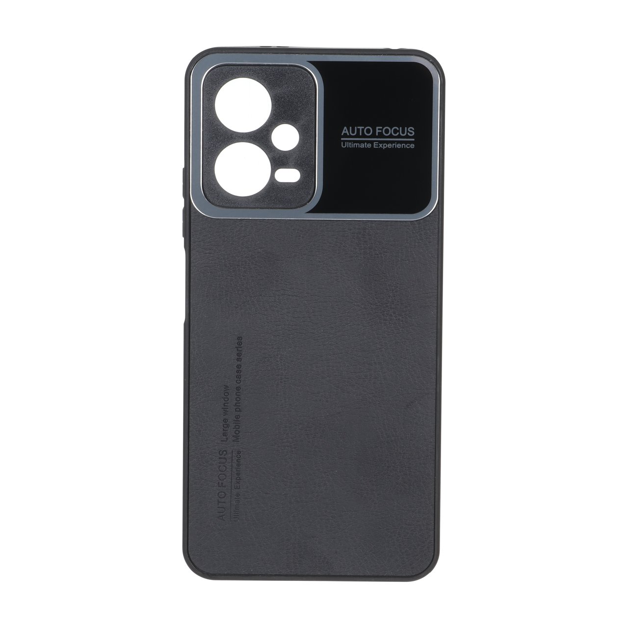 قاب Auto Focus طرح چرم Xiaomi Redmi Note 12 5G / Poco X5 5G - مشکی
