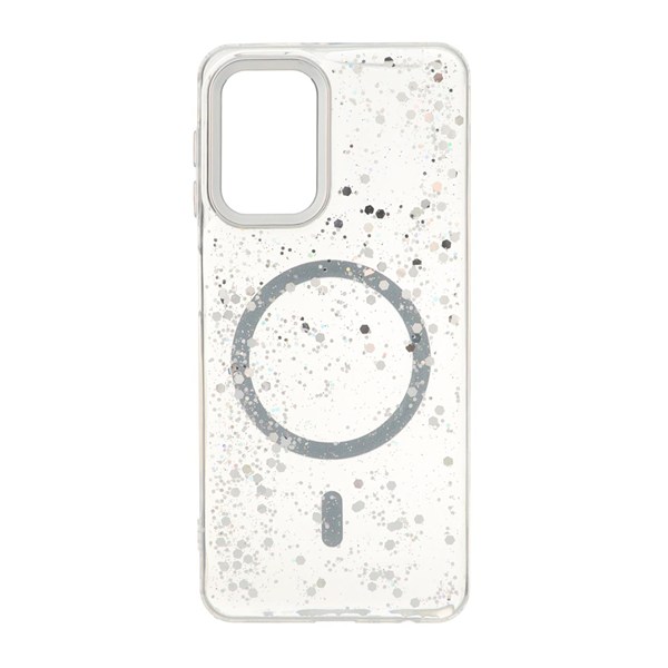 قاب اکلیلی طرح مگ سیف لنز کروم Samsung Galaxy A22 4G / M22 / M32 4G / F22 - فیلی