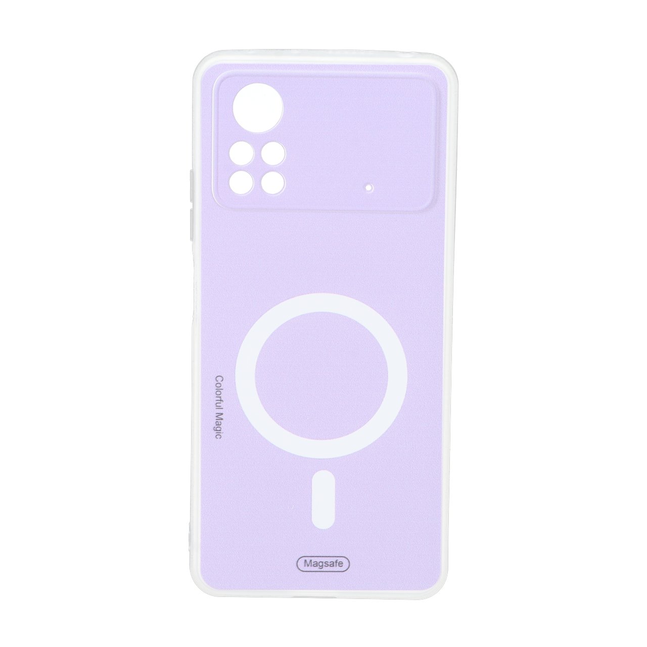 قاب Colorful Magic طرح مگ سیف محافظ لنزدار Xiaomi Poco X4 Pro - یاسی