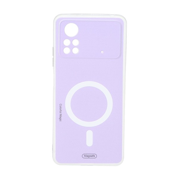 قاب Colorful Magic طرح مگ سیف محافظ لنزدار Xiaomi Poco X4 Pro - یاسی