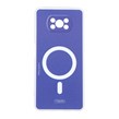 قاب Colorful Magic طرح مگ سیف محافظ لنزدار Xiaomi Poco X3 / Poco X3 Pro / Poco X3 NFC - آبی کاربنی