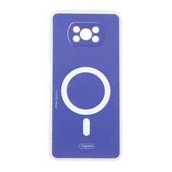 قاب Colorful Magic طرح مگ سیف محافظ لنزدار Xiaomi Poco X3 / Poco X3 Pro / Poco X3 NFC - آبی کاربنی