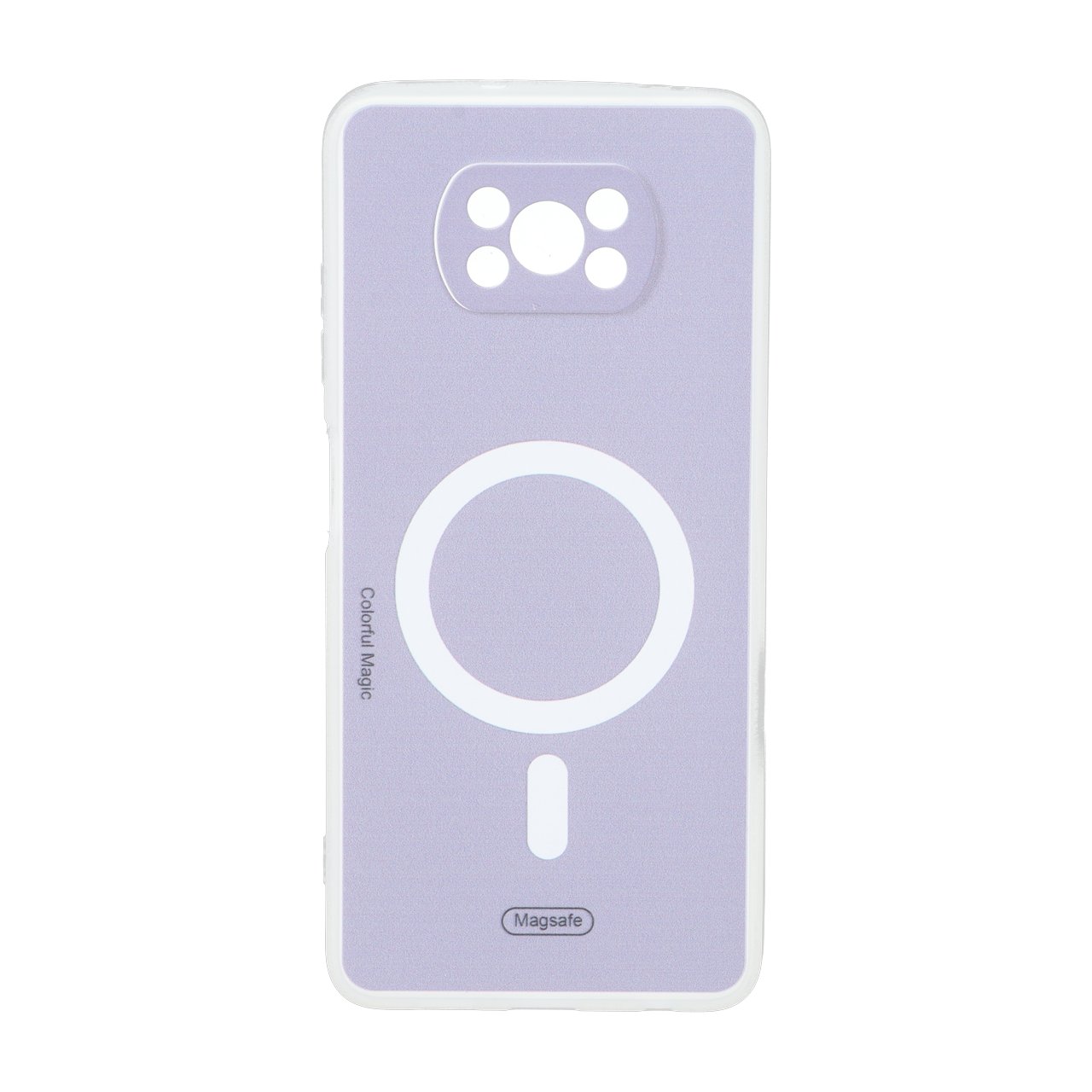 قاب Colorful Magic طرح مگ سیف محافظ لنزدار Xiaomi Poco X3 / Poco X3 Pro / Poco X3 NFC - بنفش