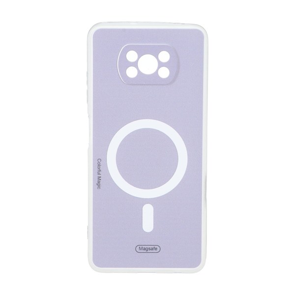 قاب Colorful Magic طرح مگ سیف محافظ لنزدار Xiaomi Poco X3 / Poco X3 Pro / Poco X3 NFC - بنفش