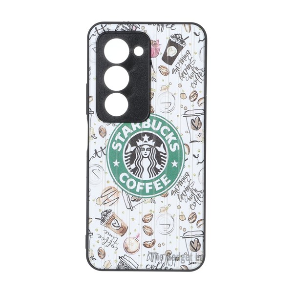 قاب Line Case محافظ لنز برجسته طرح دار Xiaomi Redmi 15 4G - کد 84