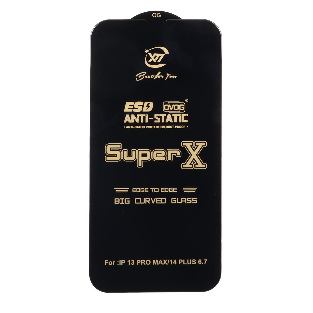 محافظ صفحه نمایش آنتی استاتیک Full Cover Super X مدل Apple iPhone 13 Pro Max / iPhone 14 Plus