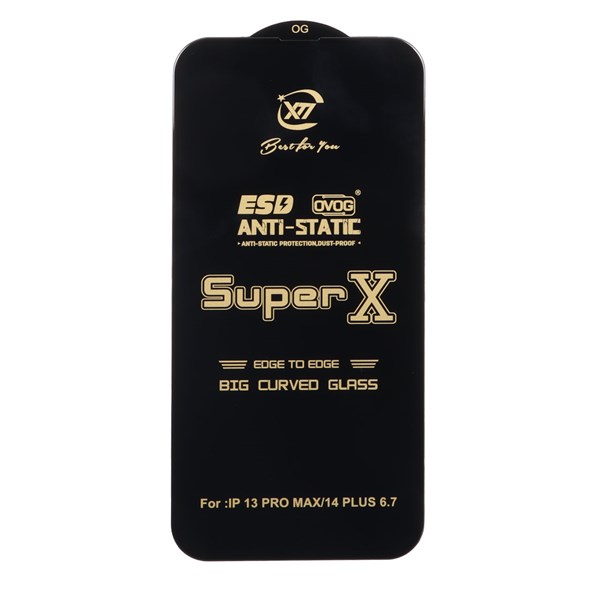 محافظ صفحه نمایش آنتی استاتیک Full Cover Super X مدل Apple iPhone 13 Pro Max / iPhone 14 Plus