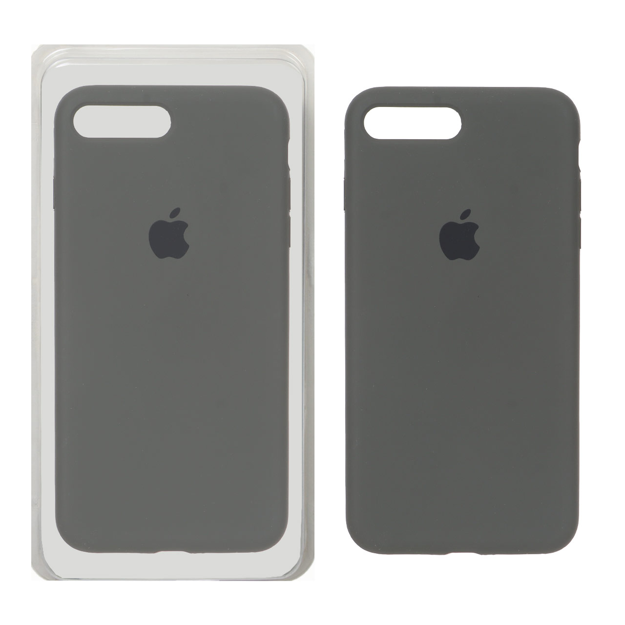 قاب سیلیکونی پاک کنی اورجینال Apple iPhone 7 Plus / iPhone 8 Plus - سبز زیتونی تیره (پک اصلی)