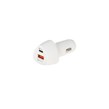 شارژر فندکی PD و فست دو پورت مدل CC-84 45W - سفید DST (گارانتی شش ماهه)