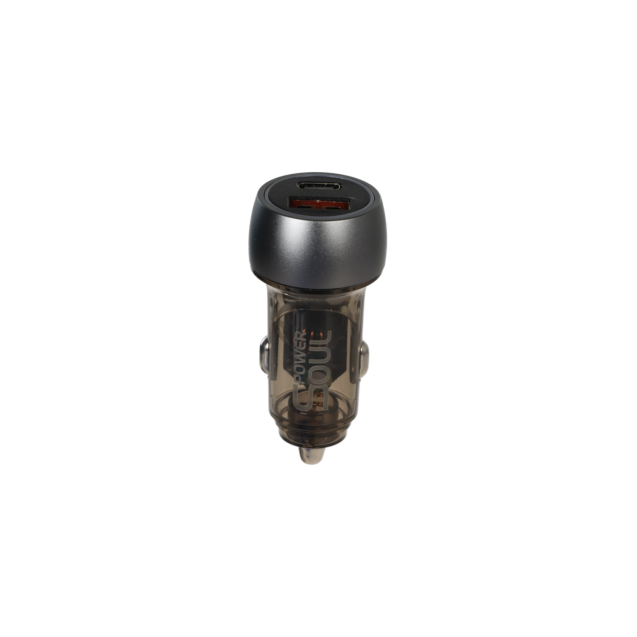 شارژر فندکی PD و فست دو پورت Power Soul مدل SP-001 - مشکی DST (گارانتی شش ماهه)