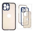 قاب 360 درجه پشت مات Apple iPhone 13 Pro Max - سرمه ای