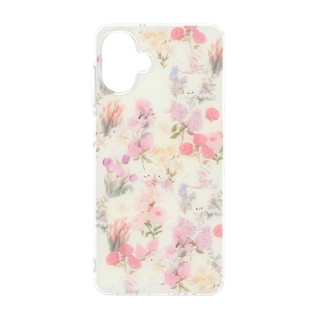 قاب Flower پشت سخت دور ژله ای Samsung Galaxy A07 - طرح 53