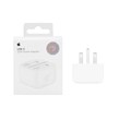 شارژر دیواری اپل 3 پین 20W - B/A - سفید - اصلی (openbox)