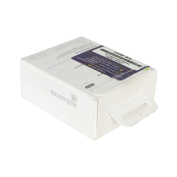 شارژر دیواری اپل 3 پین 20W - B/A - سفید - اصلی (openbox)