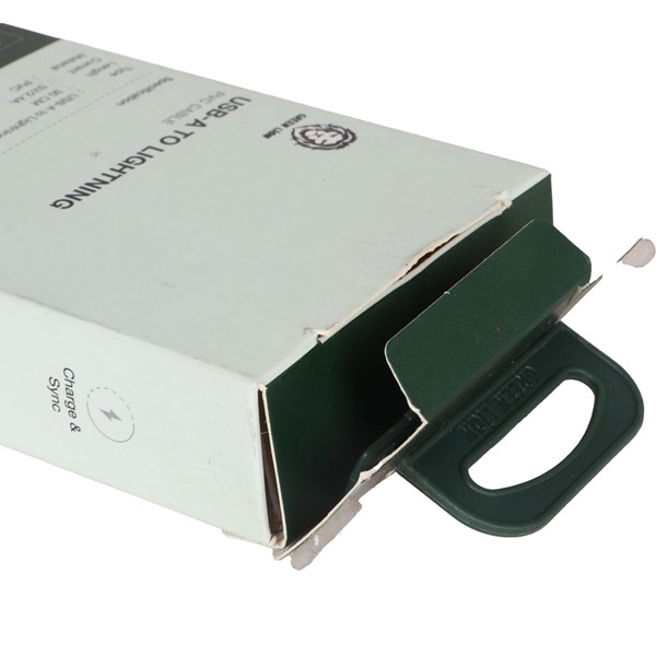 کابل شارژ فست آیفون Green Lion مدل GNPV30UTLGBK - مشکی (کارکرده )