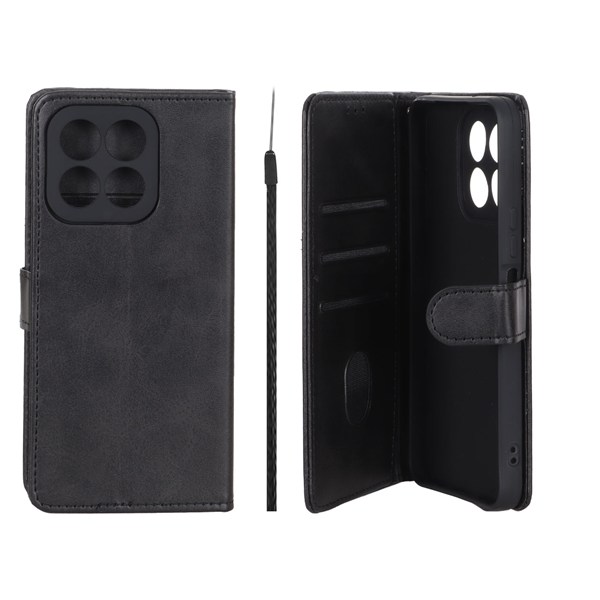 کیف موبایل مگنتی Crystal داخل مخمل Honor X6b - مشکی
