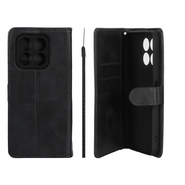 کیف موبایل مگنتی Crystal داخل مخمل Honor X8a - مشکی