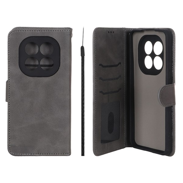 کیف موبایل مگنتی Crystal داخل مخمل Xiaomi Redmi Note 15 Pro 4G - طوسی