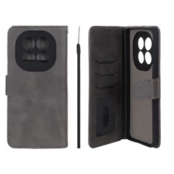 کیف موبایل مگنتی Crystal داخل مخمل Xiaomi Redmi Note 15 - طوسی
