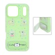 قاب Cute Puppy دولایه عروسک برجسته استندشو آینه ای Apple iPhone 17 Pro Max - سبز