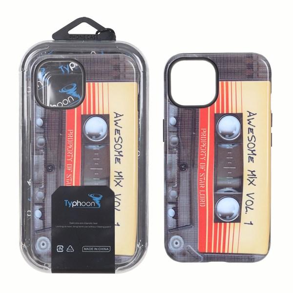 قاب Typhoon دو لایه طرح دار Apple iPhone 13 / iPhone 14 - کد 12 (پک دار)