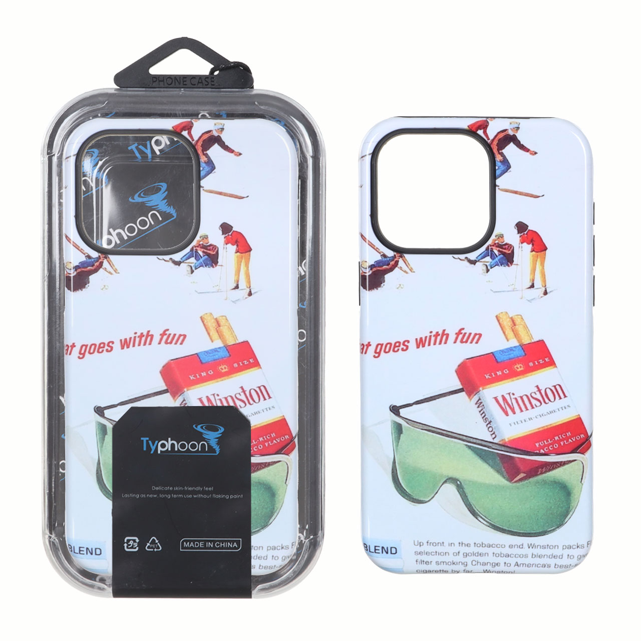 قاب Typhoon دو لایه طرح دار Apple iPhone 15 Pro Max - کد 27 (پک دار)