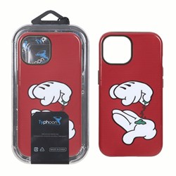 قاب Typhoon دو لایه طرح دار Apple iPhone 15 / iPhone 14 / iPhone 13 - کد 43 (پک دار)