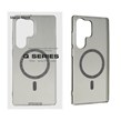 قاب اورجینال Magic Mask شفاف MagSafe اکلیلی Samsung Galaxy S25 Ultra - مشکی (پک دار) - MPS