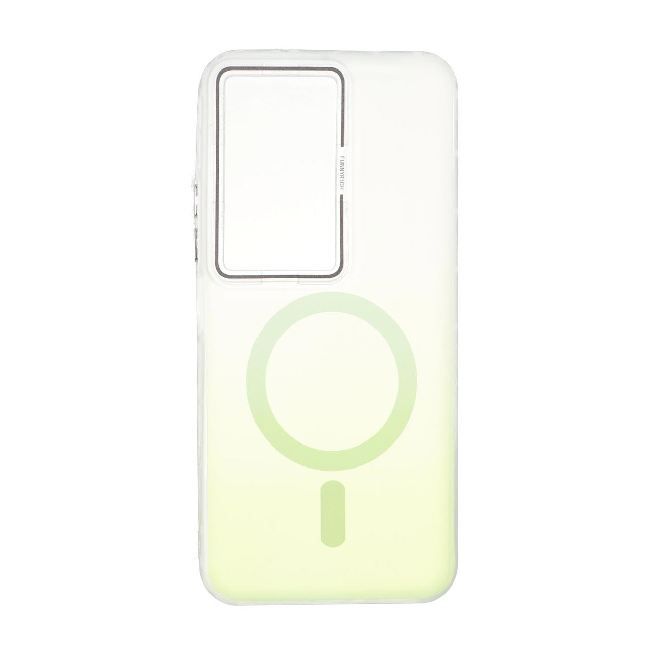 قاب Funnyrich طرح مگ سیف دور مات Xiaomi Redmi 15 4G - سبز