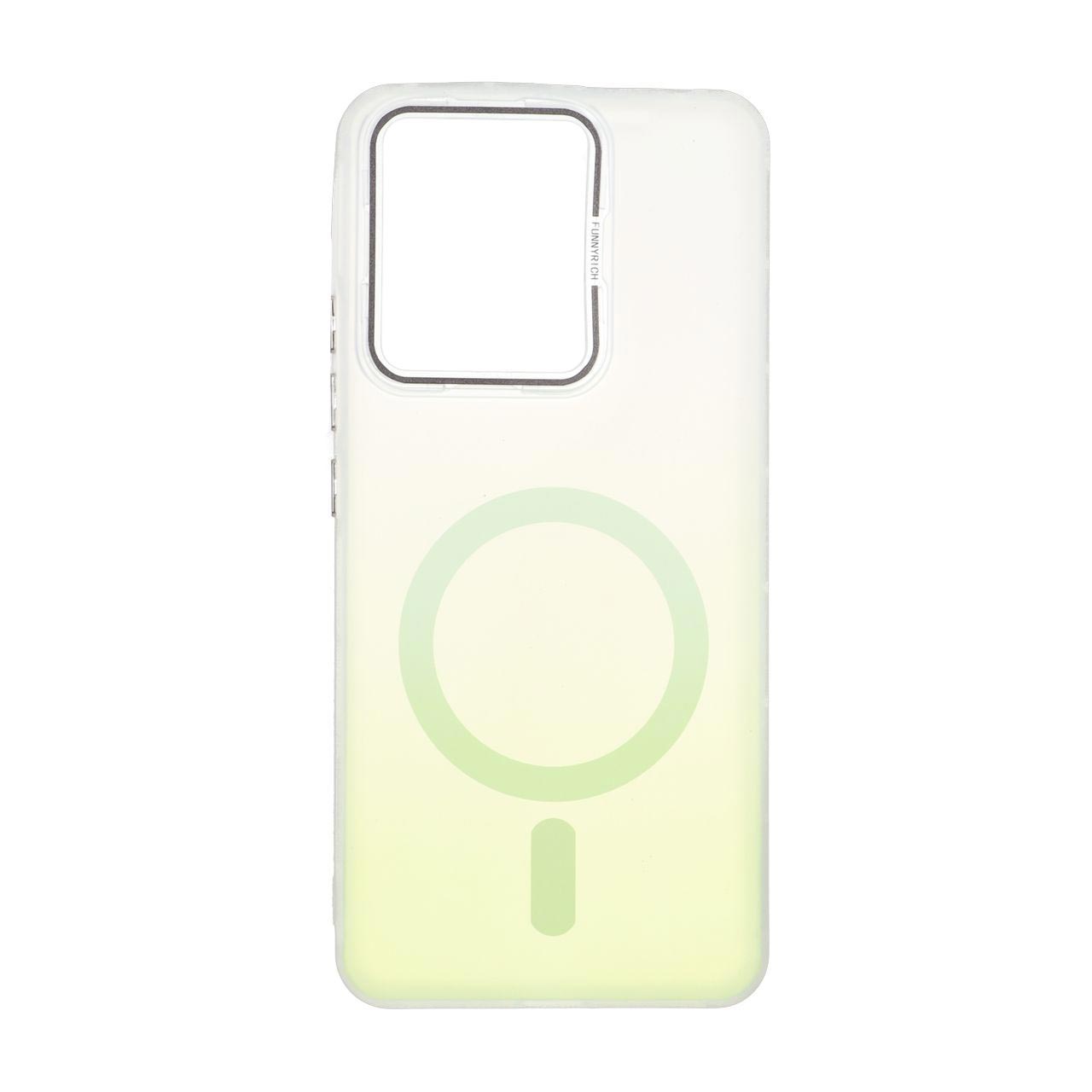 قاب Funnyrich طرح مگ سیف دور مات Xiaomi Redmi Note 13 4G - سبز