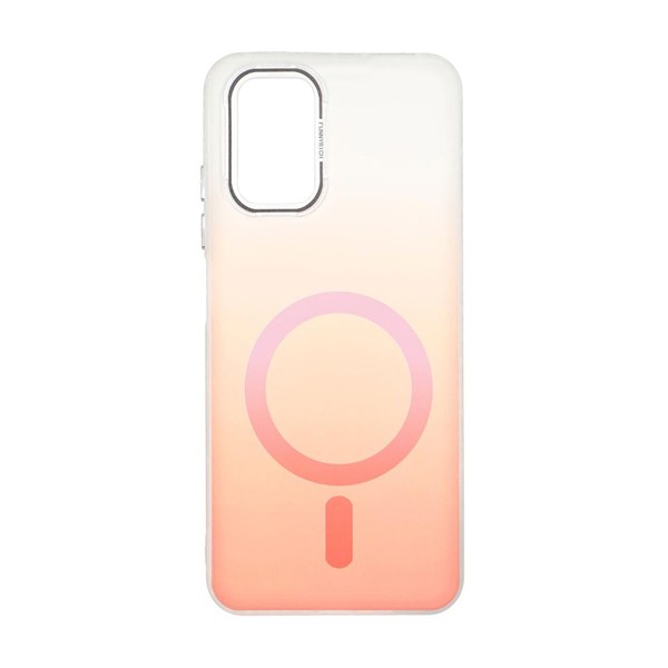 قاب Funnyrich طرح مگ سیف دور مات Xiaomi Redmi Note 10 4G / Redmi Note 10S / Poco M5S - نارنجی