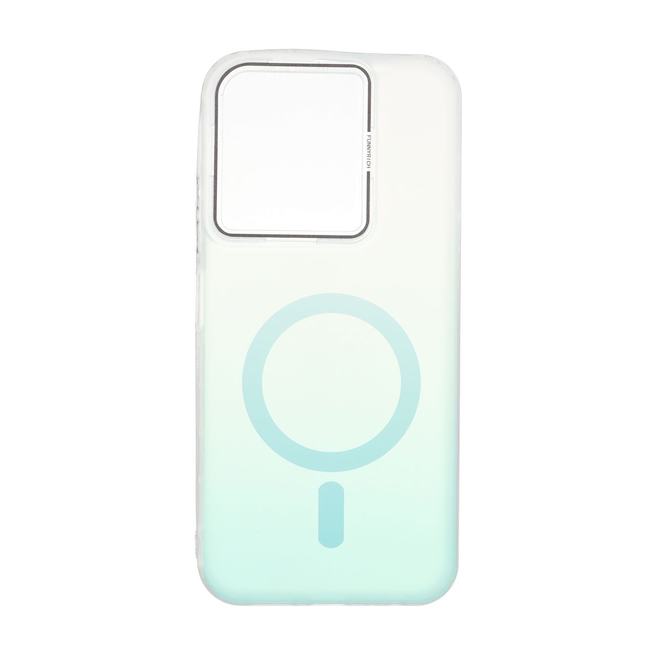 قاب Funnyrich طرح مگ سیف دور مات Xiaomi Redmi 15C / Poco C85 - سبزآبی