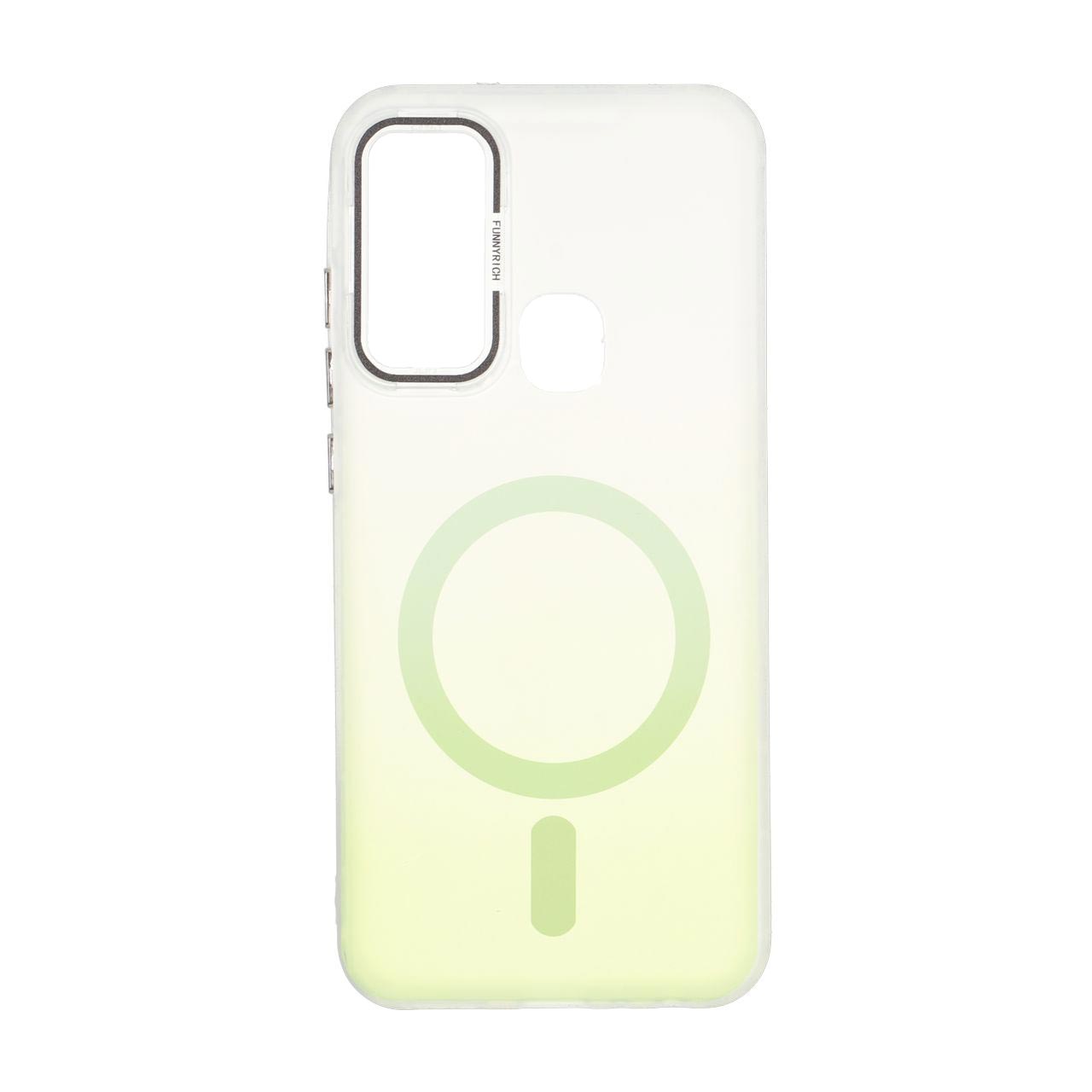 قاب Funnyrich طرح مگ سیف دور مات Xiaomi Redmi Note 8 - سبز