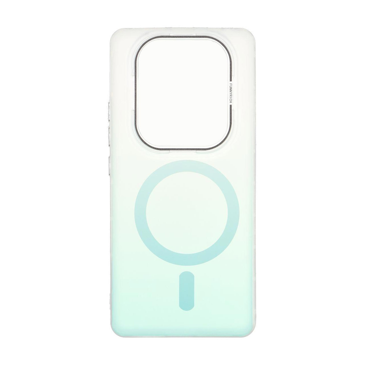قاب Funnyrich طرح مگ سیف دور مات Xiaomi Redmi Note 14 Pro 4G - سبزآبی