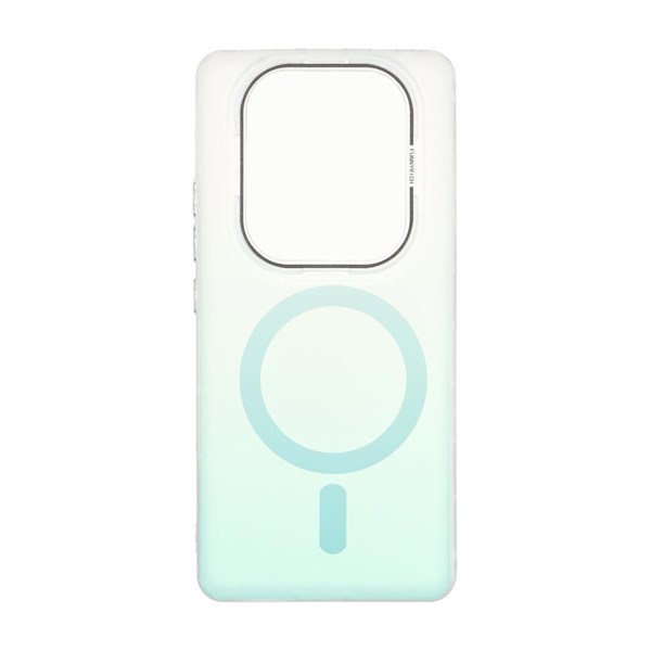 قاب Funnyrich طرح مگ سیف دور مات Xiaomi Redmi Note 14 Pro 4G - سبزآبی
