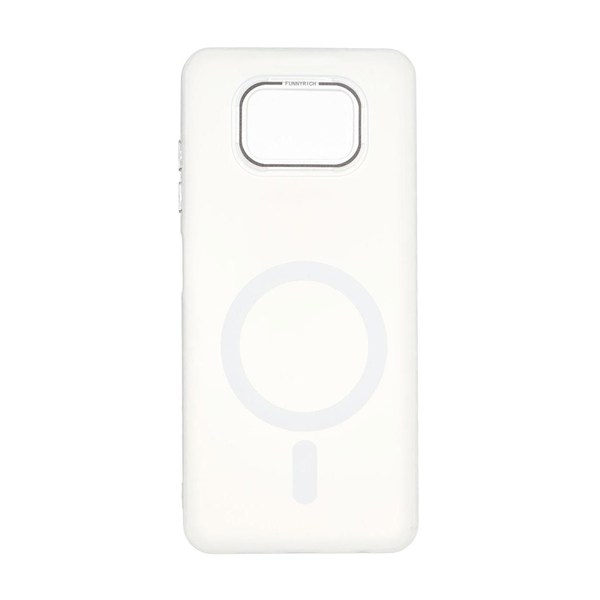 قاب Funnyrich طرح مگ سیف دور مات Xiaomi Poco X3 / Poco X3 Pro / Poco X3 NFC - سفید