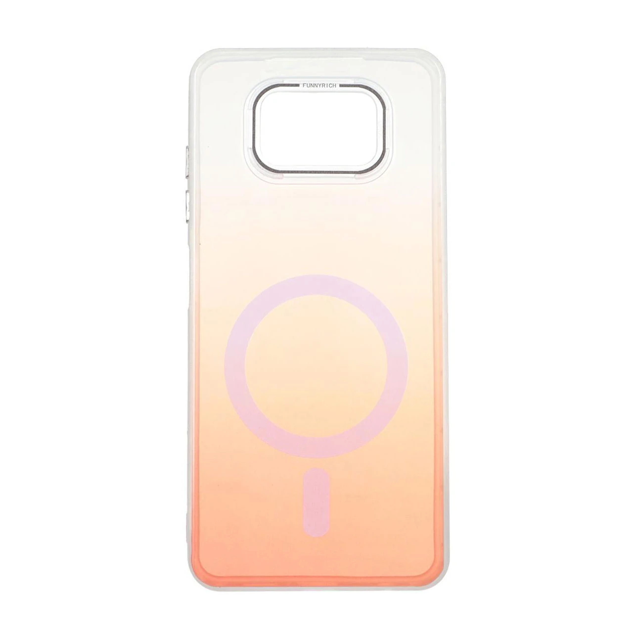 قاب Funnyrich طرح مگ سیف دور مات Xiaomi Poco X3 / Poco X3 Pro / Poco X3 NFC - نارنجی