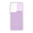 قاب مستطیلی Stripe لنز شفاف Samsung Galaxy A37 - بنفش