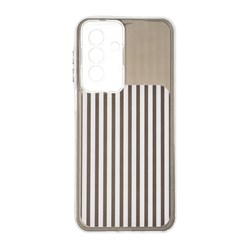 قاب مستطیلی Stripe لنز شفاف Samsung Galaxy A17 / A26 - مشکی