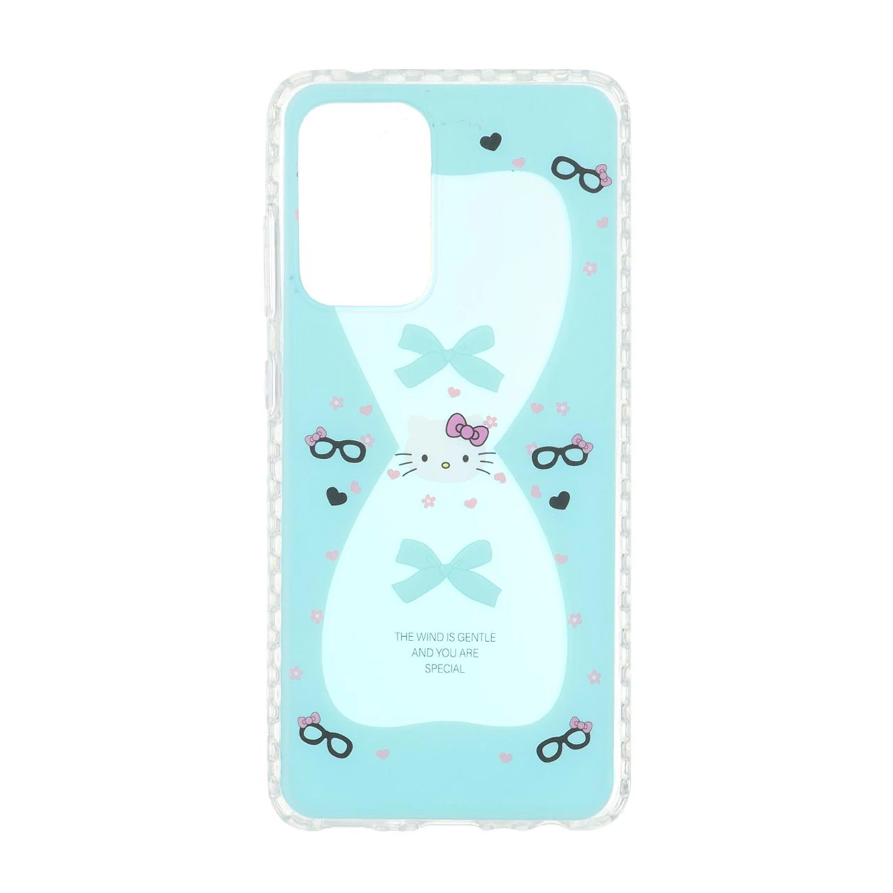 قاب هولوگرامی Kitty مات دور ژله ای Samsung Galaxy A52 / A52s - سبزآبی