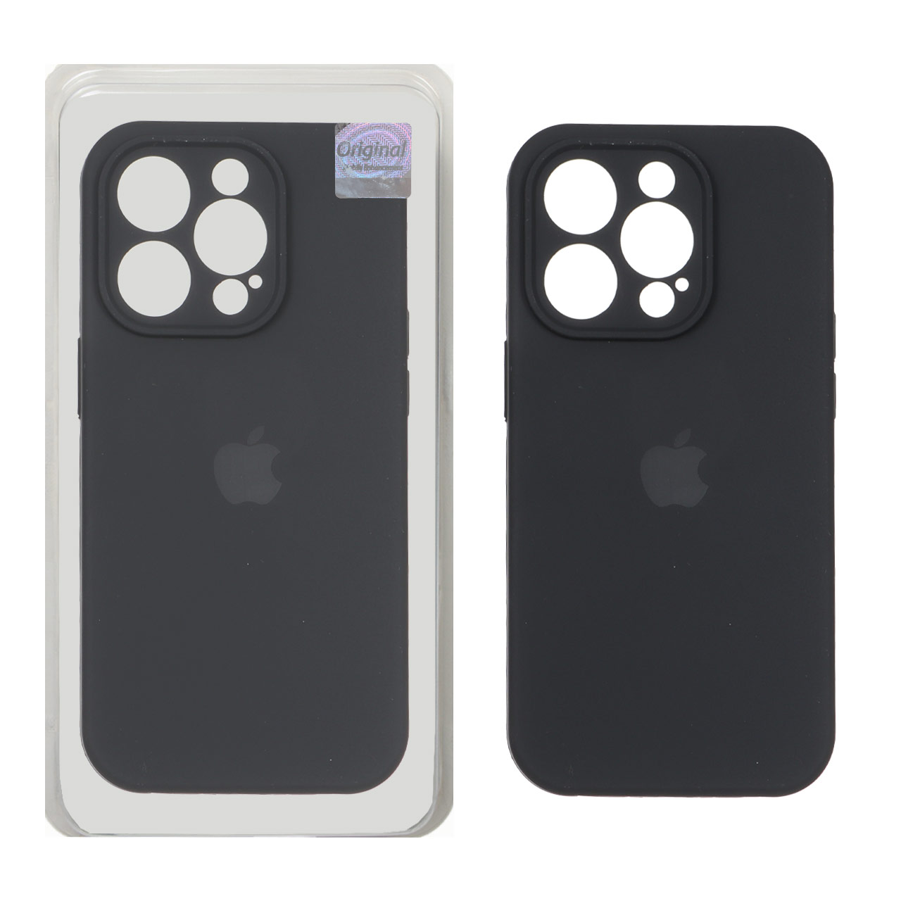 قاب سیلیکونی پاک کنی اورجینال Master Quality مدل Apple iPhone 14 Pro - مشکی (پک دار)