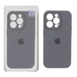 قاب سیلیکونی پاک کنی اورجینال Master Quality مدل Apple iPhone 14 Pro - خاکستری (پک دار)